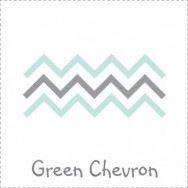 Green Chevron Baby Shower